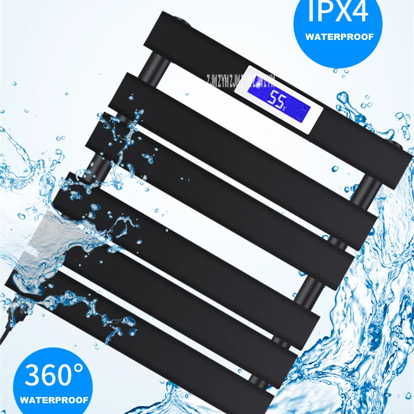 رف مناشف كهربائي E601/ E701/ H601/ H801/ H1102 ، مسخن مناشف منخفض الكربون ، شاشة رقمية