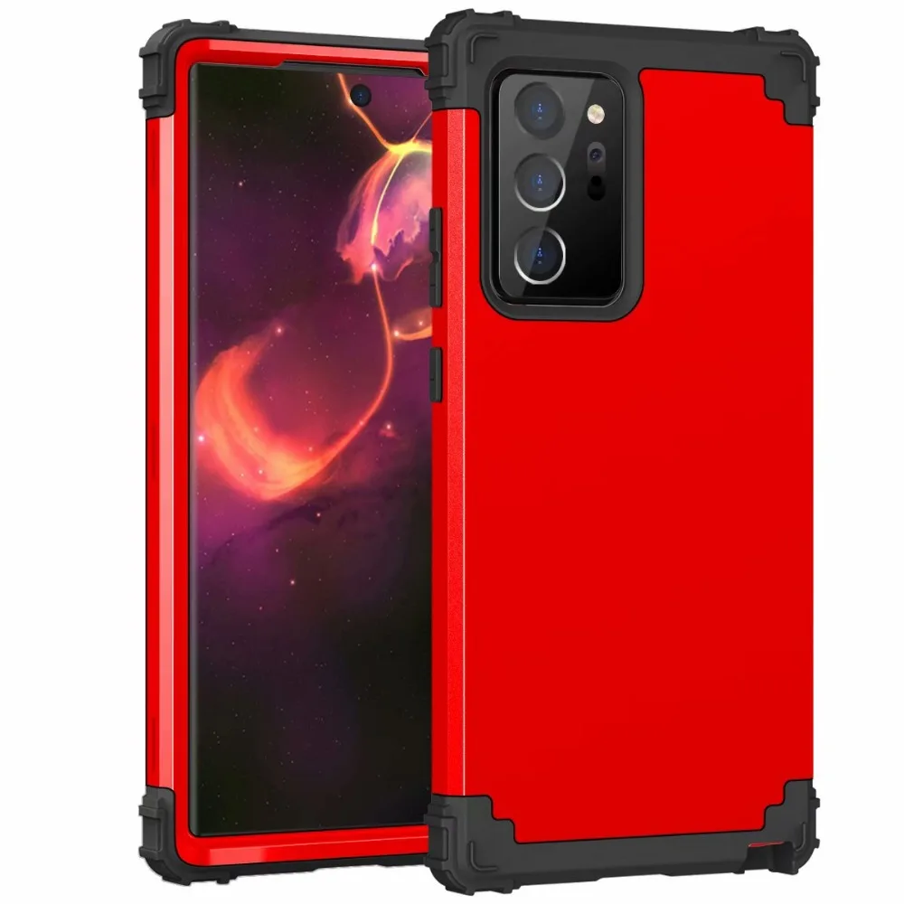 Heavy Duty Hybrid Sturdy Armor Defender High Impact Shockproof Protective Cover Case For Samsung Galaxy Note 20 Ultra/Note 20