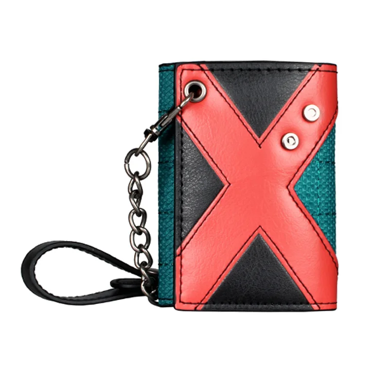 Women Wallet Tri-Fold Chain Men\'s Purse 4044