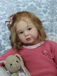 28 Inch Reborn Baby Accessories DIY Blank Kit Alin Princess Toddler Fresh Color Soft Touch Unpainted Unfinished Doll Part