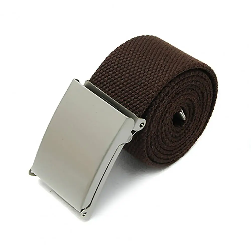 Ceinture en toile unisexe pour l\'extérieur, haute qualité, se boucle facilement