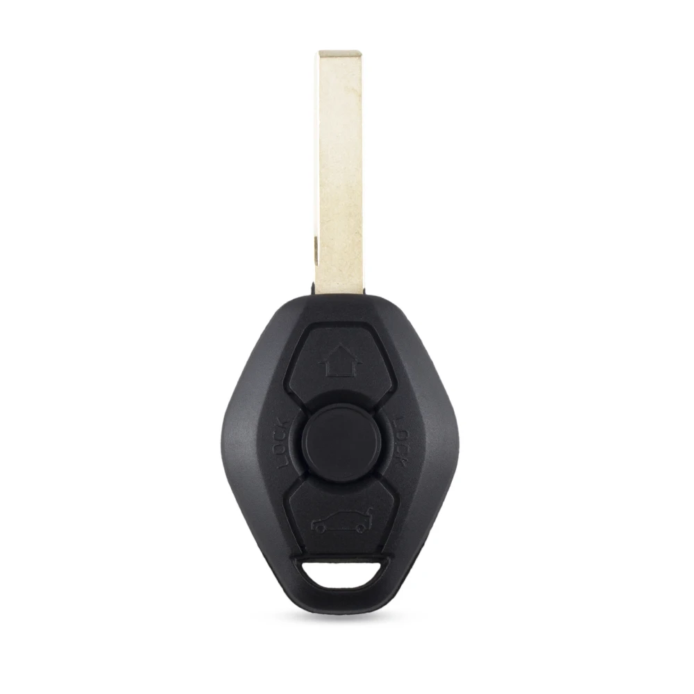 Keyyou sem cortes chave do carro escudo 3 bnt para bmw e38 e39 e46 ews sistema chave remoto fob caso substituição chave do carro capa keyless fob