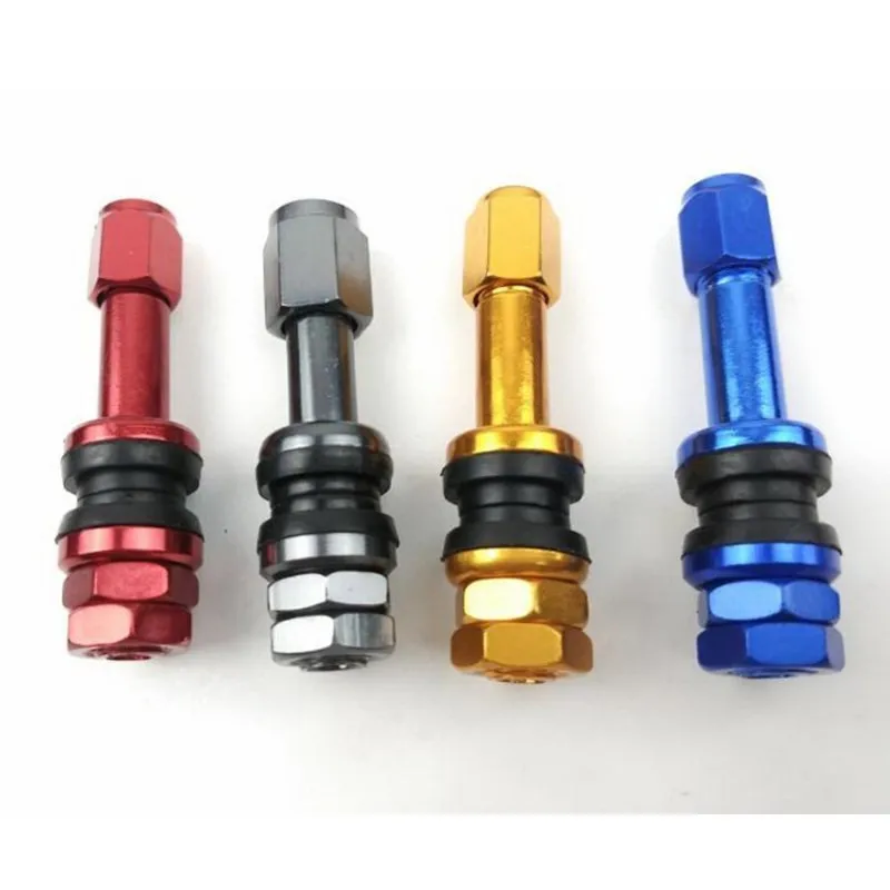 4pcs/lot Aluminum Alloy Vacuum Car Tubeless Wheel Tire Tyre Valve Stems Cap Car Modification Parts for TR48E