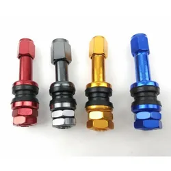 4pcs/lot Aluminum Alloy Vacuum Car Tubeless Wheel Tire Tyre Valve Stems Cap Car Modification Parts for TR48E