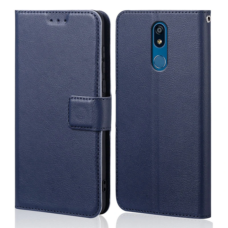 Silicone Flip Case For LG K40 Luxury Wallet PU Leather Magnetic Phone Bags Cases For LG K40 with Card Holder