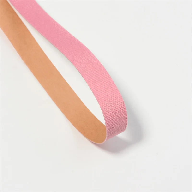 25yards Colorful Adhesive Grosgrain Ribbon Strips as the ends of headband Sticky Tapes Ribbed Band For DIY Hairbands Tips