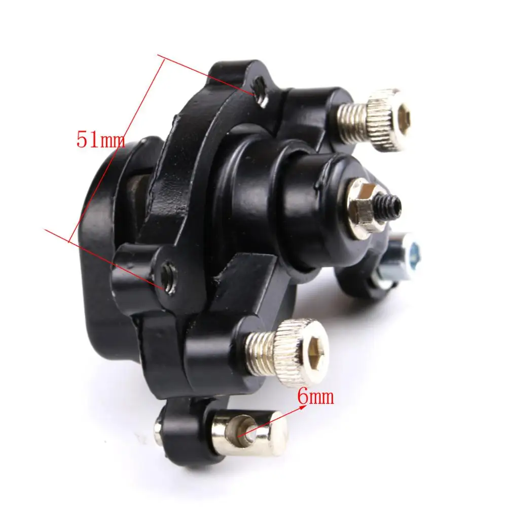 TDPRO Motorcycles Rear Mechanical Disc Brake Caliper 47cc 49cc Go Karts Dirt Mini Pocket Bike Scooter Minimoto