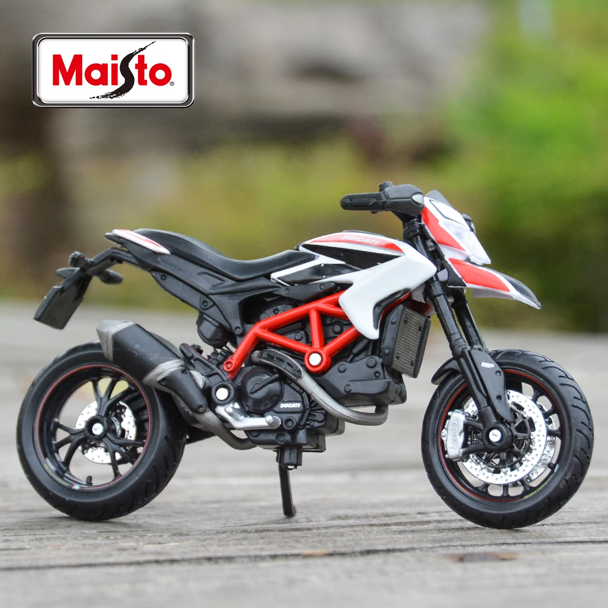 Maisto 1:18 Ducati Hypermotard Sp 2013 Static Die Cast Vehicles Collectible Hobbies Motorcycle Model Toys