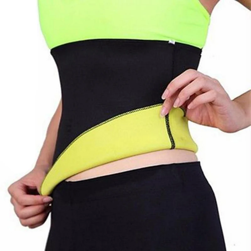 S-3XL Hot Waist Band Gym Fitness Sports Exercise  Waist Support Pressure Protector Body Building Belt Slim Item Sweat For Women