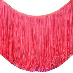 1 Yd Latin Fringe Tassel Shiny TuTu Dance Trimming Bright Fluro Fringe Lace Nylon Thick Heavy 18-20CM Long