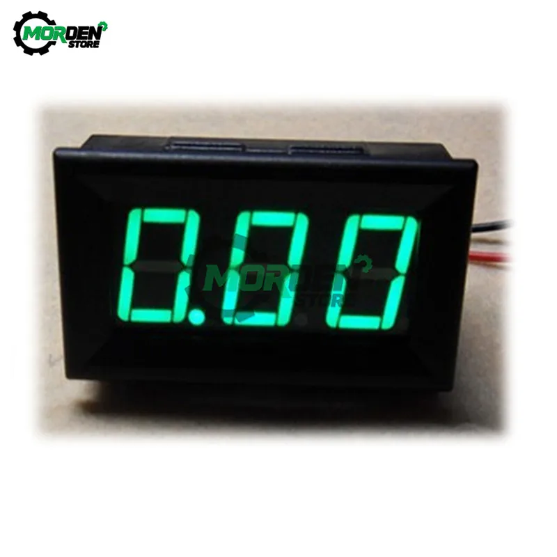 Nieuwe 0.56 "Dc Digitale Ampèremeter 0-20A Groen Rood Current Meter Tester Detector Voor Display Auto Dropship