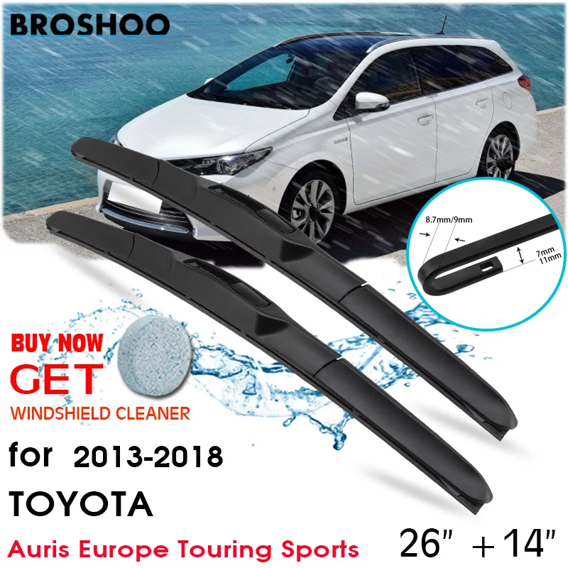 Car Wiper Blade Front Window Windscreen Windshield Blades Accessories For TOYOTA Auris Europe Touring Sports 26