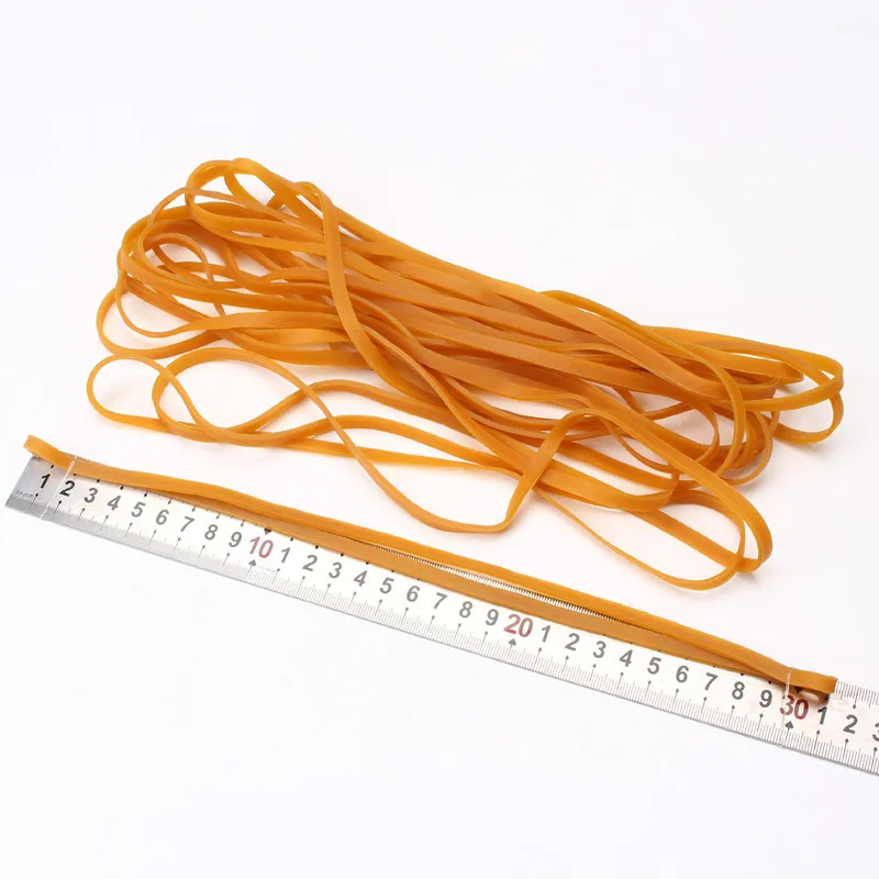 

Elastic Rubber Band Natural Rubber Ring Apron Latex Ring Sealing Belay Packaging Resistance To High Temperature 320*6mm 143 Pcs