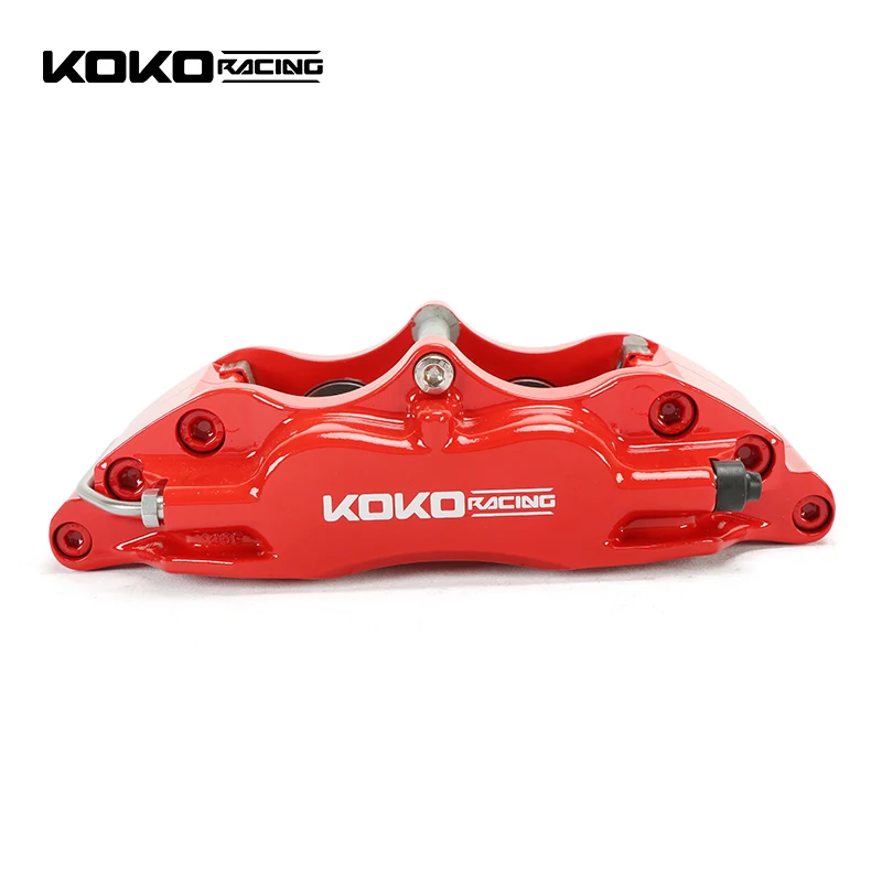 KOKO Racing Upgrade Brake System Aluminum 4 Pot Caliper Kit 17 inch Front Wheels for Renault clio IV RS