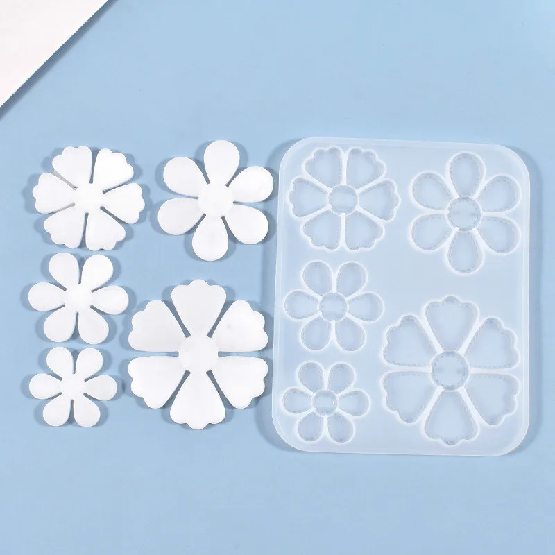 DIY Five Petals Shaped Handcraft Jewelry Toold Jewelry Accessories UV Resin Molds Jewelry Tools