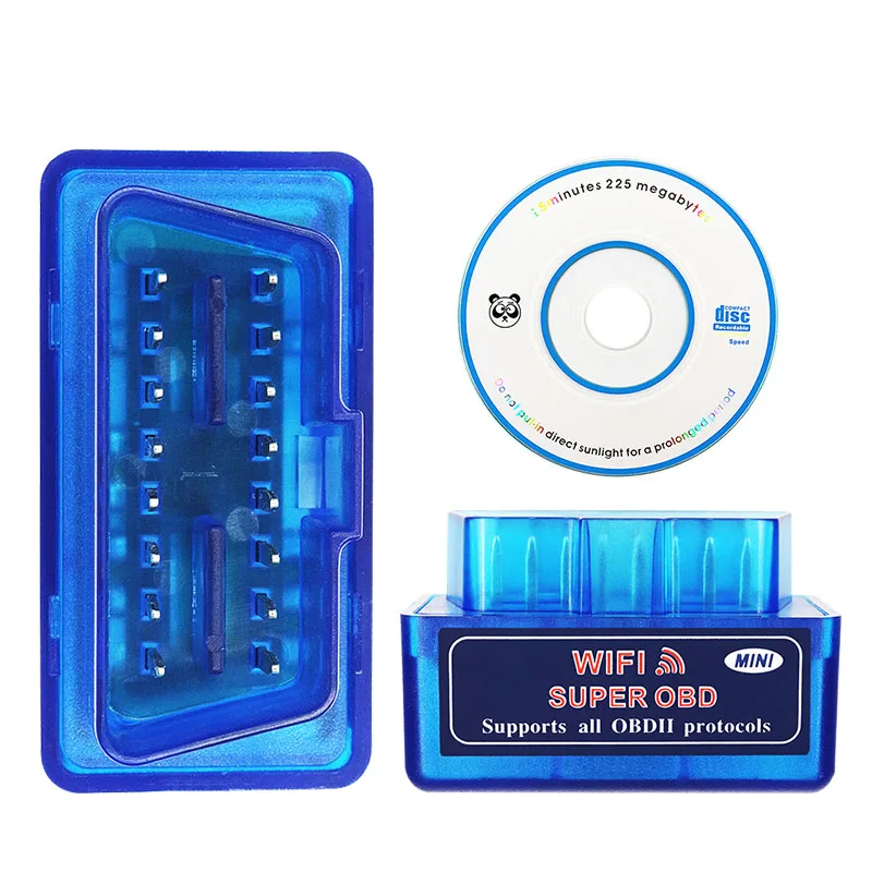 Mini ELM327 V2.1 Bluetooth-Compatible  Wifi ELM327 V1.5 On Android IOS OBD II Code Reader