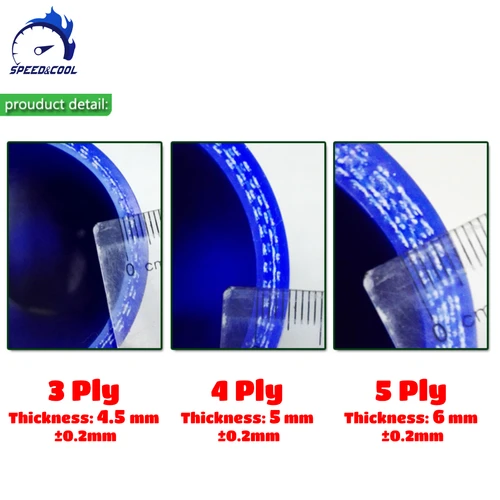 Imagen 2 del producto Codo de 45 grados, tubo Intercooler de refrigerante de silicona General, manguera ID 7mm 8mm 10mm 11mm 16mm 19mm 22mm 25mm 32m 35mm