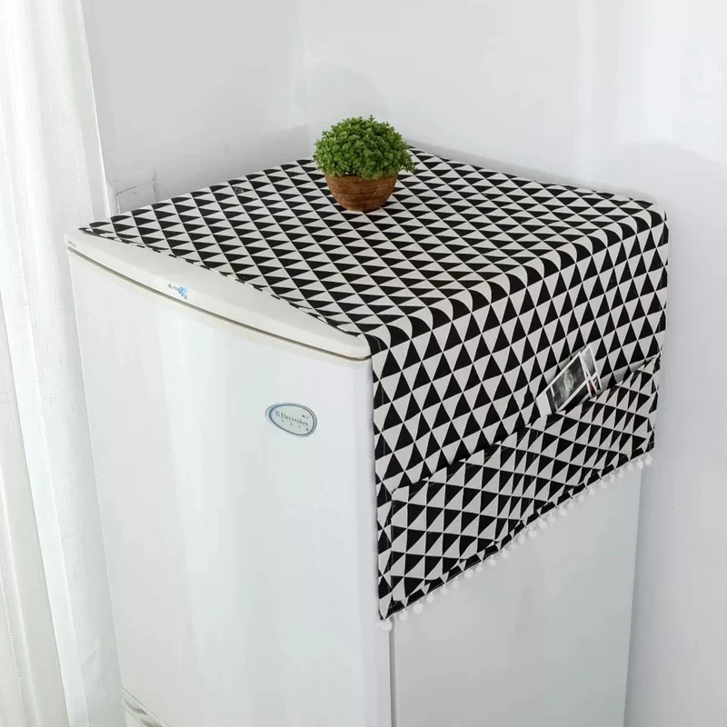Waterproof Washing Machine Dust Cover Oven Microwave Refrigerator Fridge Top Protector Mat Coffee Drain Pad Table Placemat