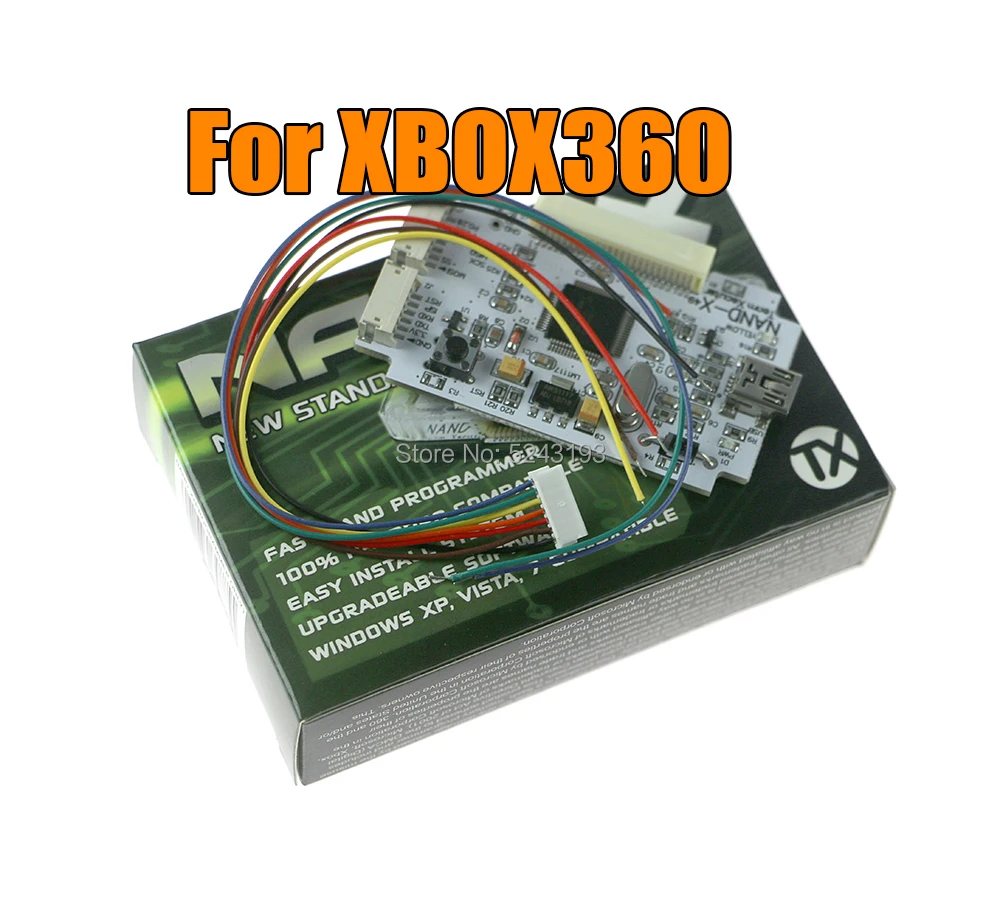 ل XBOX 360 NAND-X ل XBOX360 الأصلي NAND-X نسخة قصيرة دون علبة كريستال