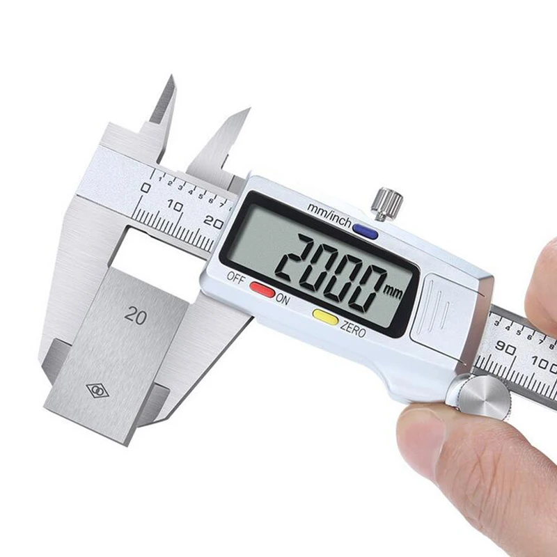 Digital Caliper Stainless Steel Electronic Digital Vernier Calipers 6Inch 0-150mm Metal Micrometer Measuring Tool Caliper Gauges