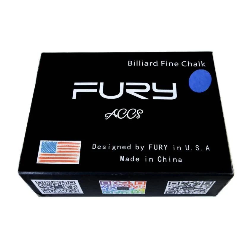 Original Fury Chalk Professional 144 pecs Billiard Chalk Blue High Quality Billiard Accessories for Champions China 2019