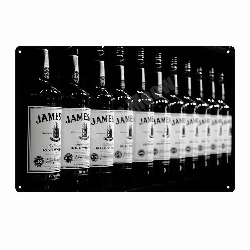 Irish Whiskey Plaque Vintage Metal Tin Signs Pub Bar Club Home Decoration Cold Beer Wall Posters Ginger Ale Art Painting ZSS57