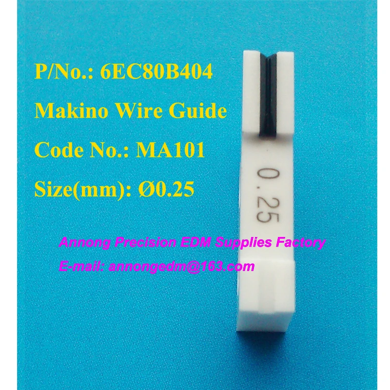 Ø0.10mm Diamond Wire Guide MA101,6EC80B406 for Makino EC.SP.U,EU64 U86,DUO43,DUO64 Wire Cut Machine