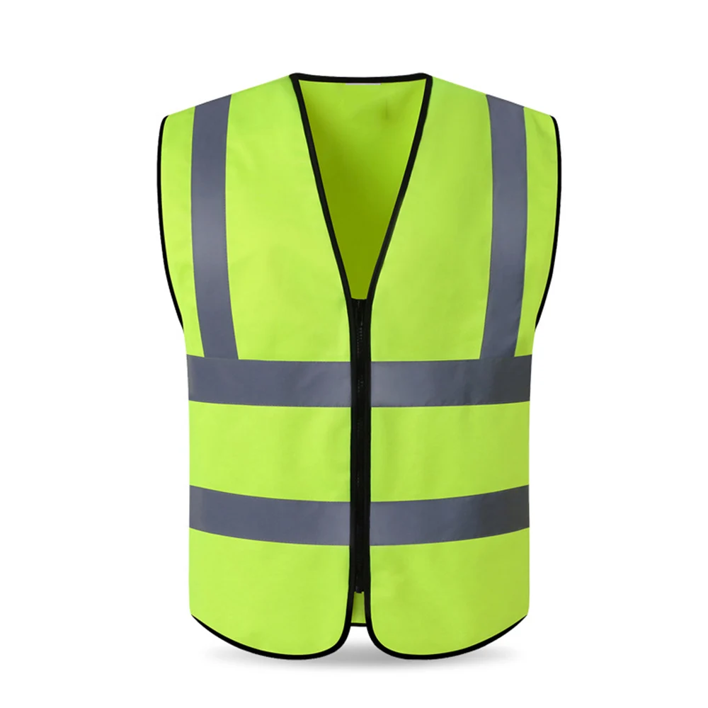 Reflective Warning Vest Working Clothes High Visibility Day Night Protective Vest For Running Cycling Traffic Safety