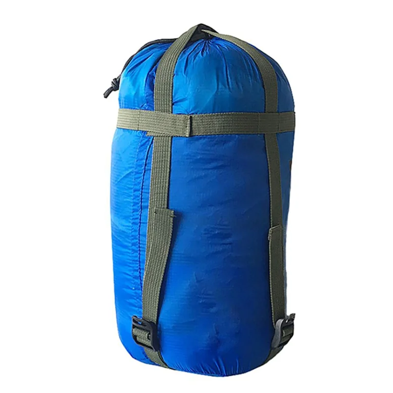 Outdoor Compression Bag for Sleeping Bag Sack Clothing Sundries Drawstring Storage Pouch Equipment (Not Included Sleeping Bag)