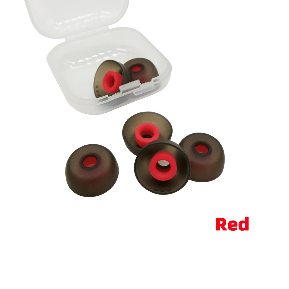 Auriculares de silicona para Jabra Elite/ Active/t Evolve 65, repuesto de TWS, Elite 75t/ Sport, Creative Outlier Air/ Gold