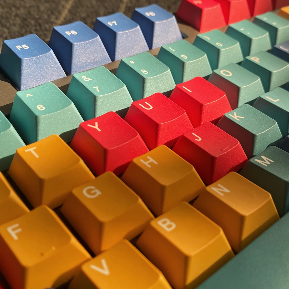 GMK-KEY panele zestaw nasadek klawiszy Cherry profil nasadki na klawisze z pbt dla przełączniki MX dz60 Gk61 sk61 TKL87 barwnik sublimacyjny nakładka na klucz 133 klawiszy