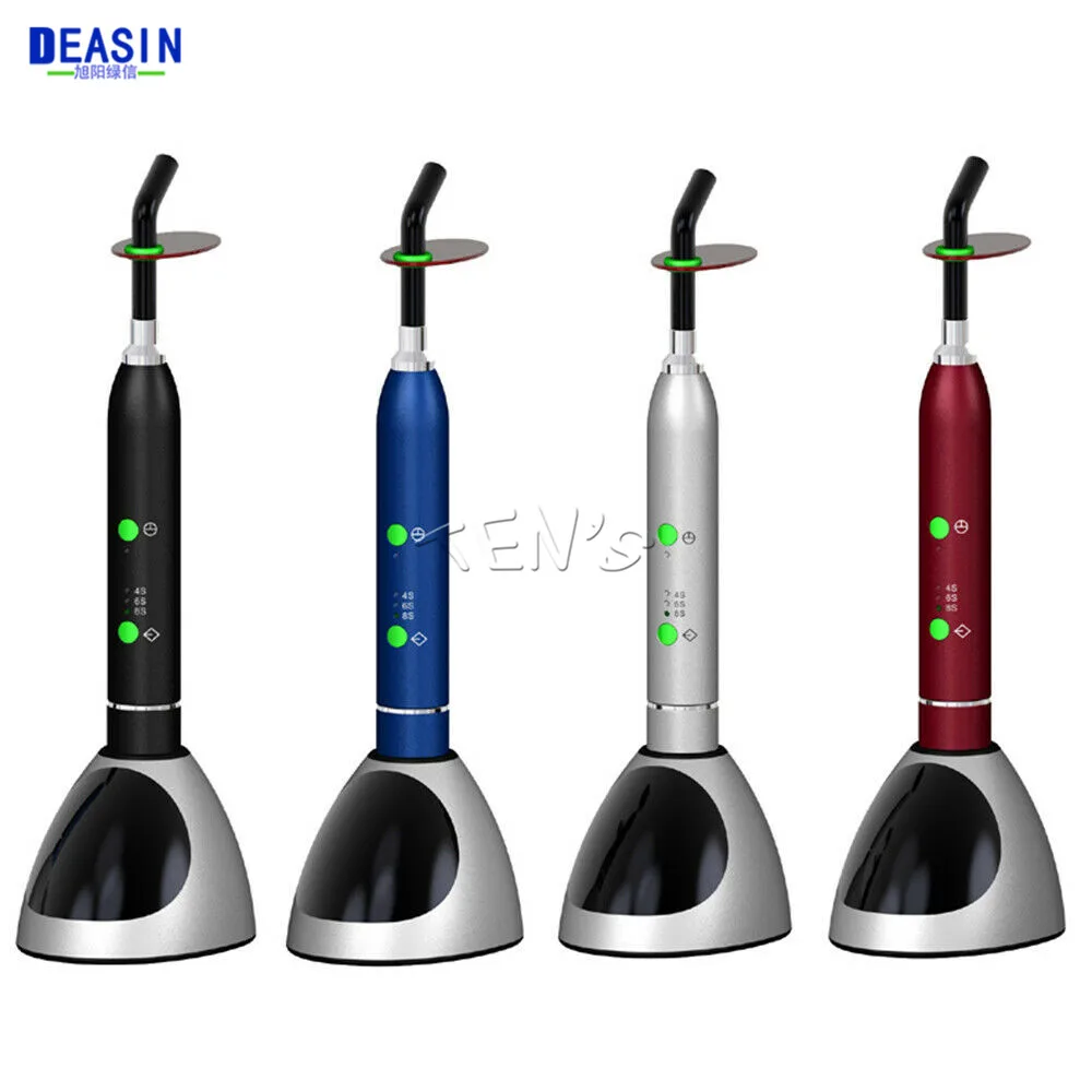 Deasin Dental 10W Curing Light Cure Light Cure Lamp Curing Machine Wireless Aluminium Handpiece Quick Solidify Dentistry Tools