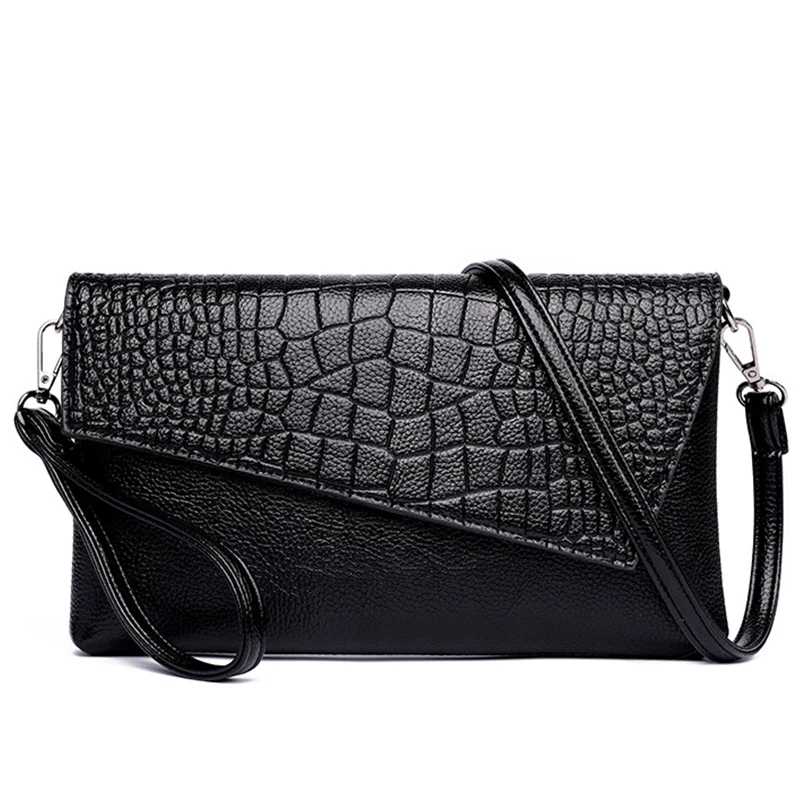 Frauen Flap Messenger Taschen Krokodil muster Design Schulter Taschen PU Leder Dame Mode Handtaschen Vintage Umhängetasche – Detail 15