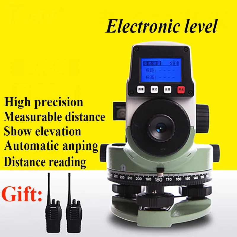 CUPBTNA DS101 Engineering Measuring Instrument High Precision Quality Professional Electronic Optical Auto Level Free Shipping