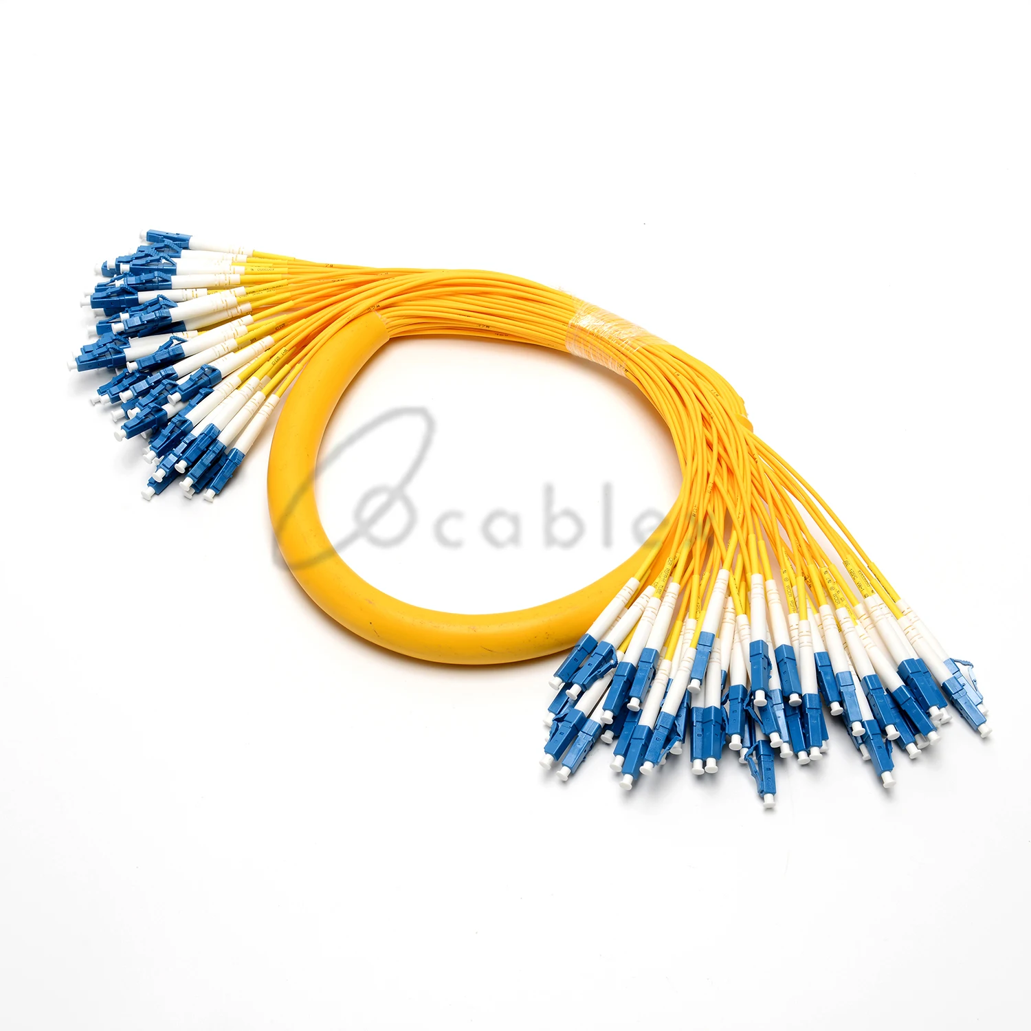 

48 Cores SM Armored LC UPC-SC UPC 2.0mm Armored Bunch Pigtail Patch Cord Jumper Cable Single Mode Optic for Network Pigtail