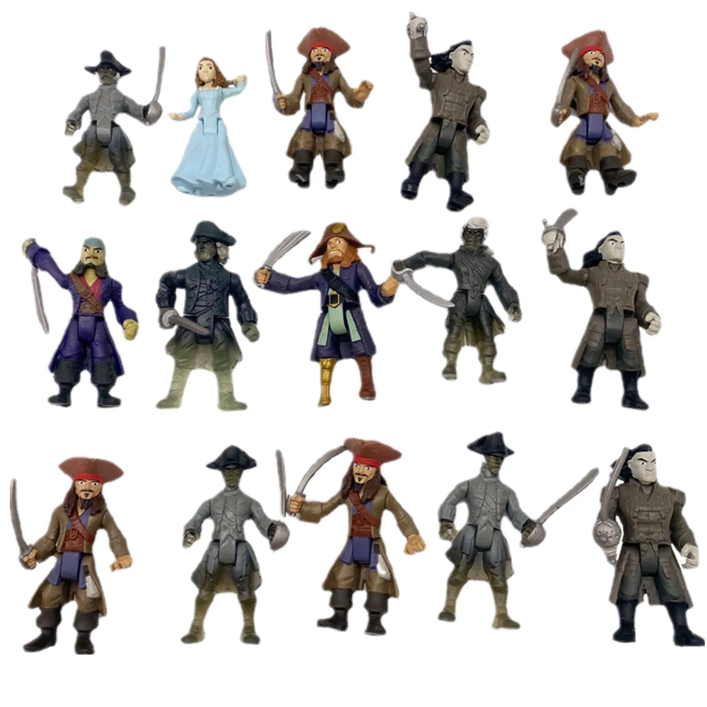 1Pc Cool Piratenfiguren Set Model Kit Plastic Speelgoed Voor Jongens Kinderspeelgoed Soldaat Prinses Militaire Soldaten Figuur Kids Cadeau