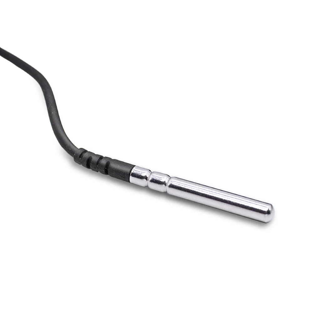Inkbird Metalowa sonda czujnika NTC ze stali nierdzewnej 1,97 cala, adapter żeński na męski do termostatu ITC-306T, ITC-308, ITC-1000, ITC-310T