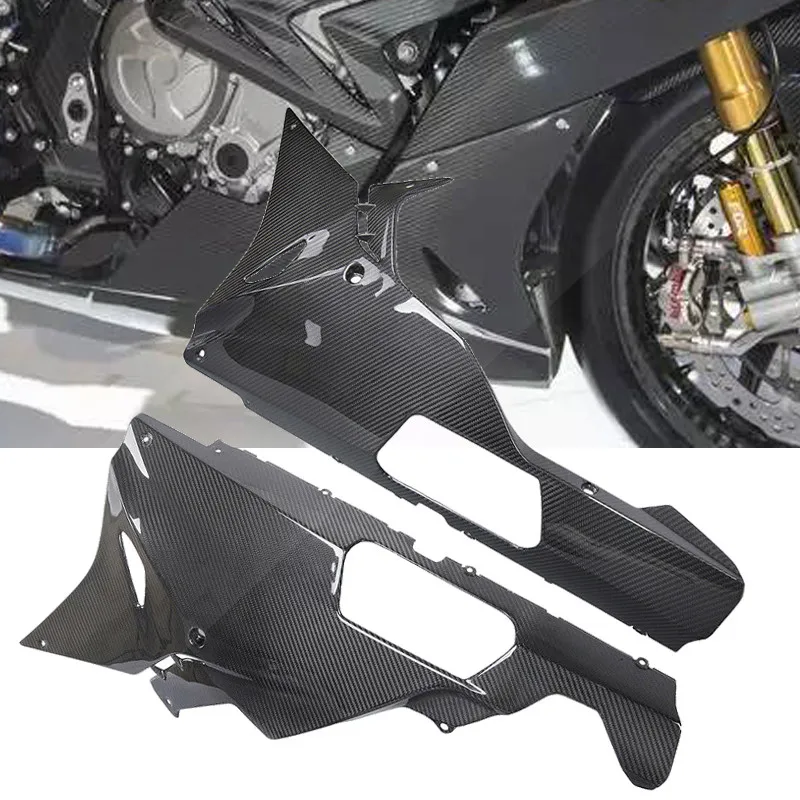 For BMW S1000RR S1000 RR 2015 2016 2017 2018 Motorcycle Parts Carbon Fiber Side Panel Lower Body Cover Fairing