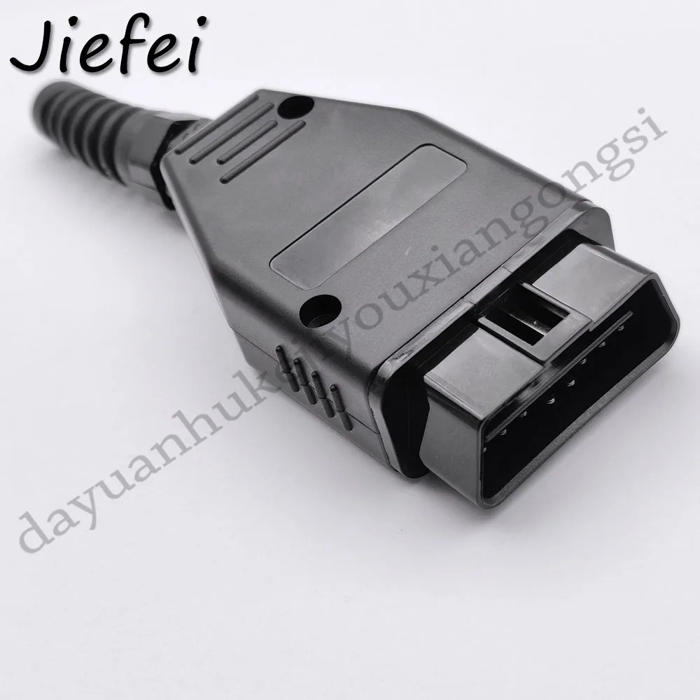 1 Pcs High quality OBD2 Tool Standard Plug Shell For Protocols OBD OBDII EOBD J1962 OBD2 16Pin Male Plug Connector Interface