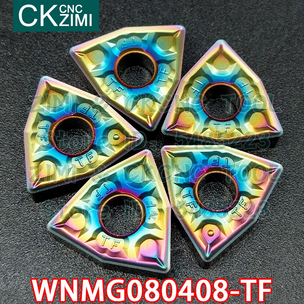 WNMG080408-TF ZM1135 WNMG 080408 TF Carbide Inserts External Turning Inserts Tools CNC Mechanical lathe Cutter Tools for steel