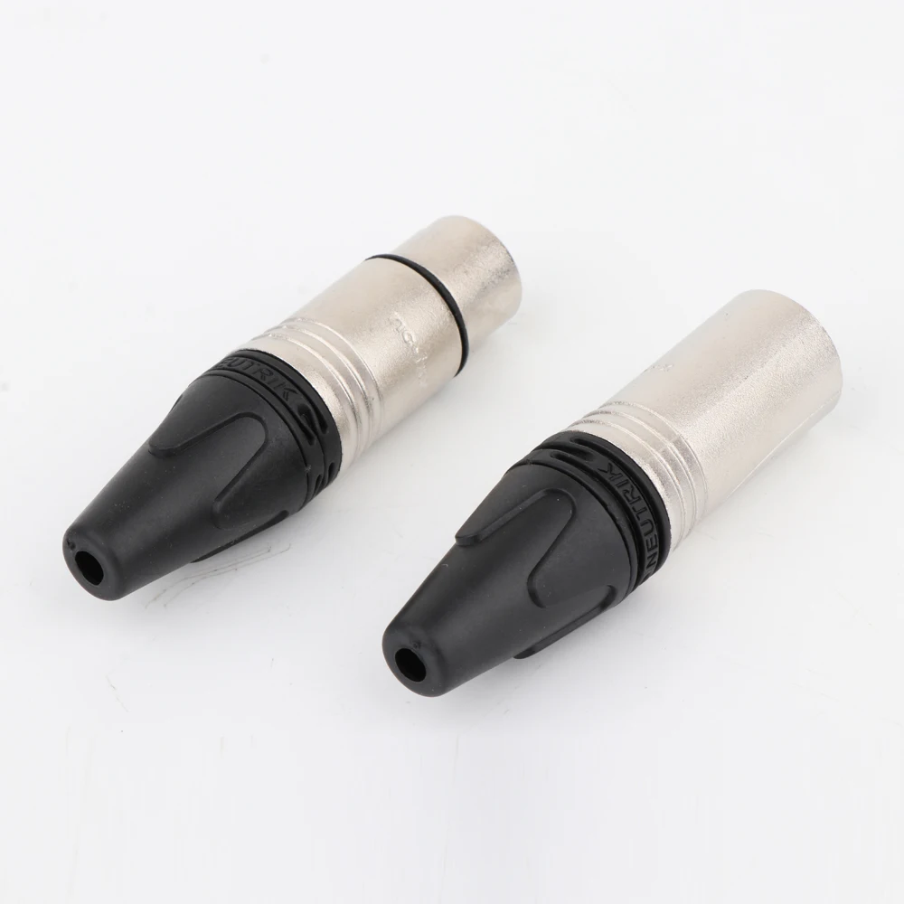 Hi-End 3-polige XLR-Stecker und Buchse für Mikrofon-Audio kabelst ecker Kanonen kabel anschlüsse – Detail 5
