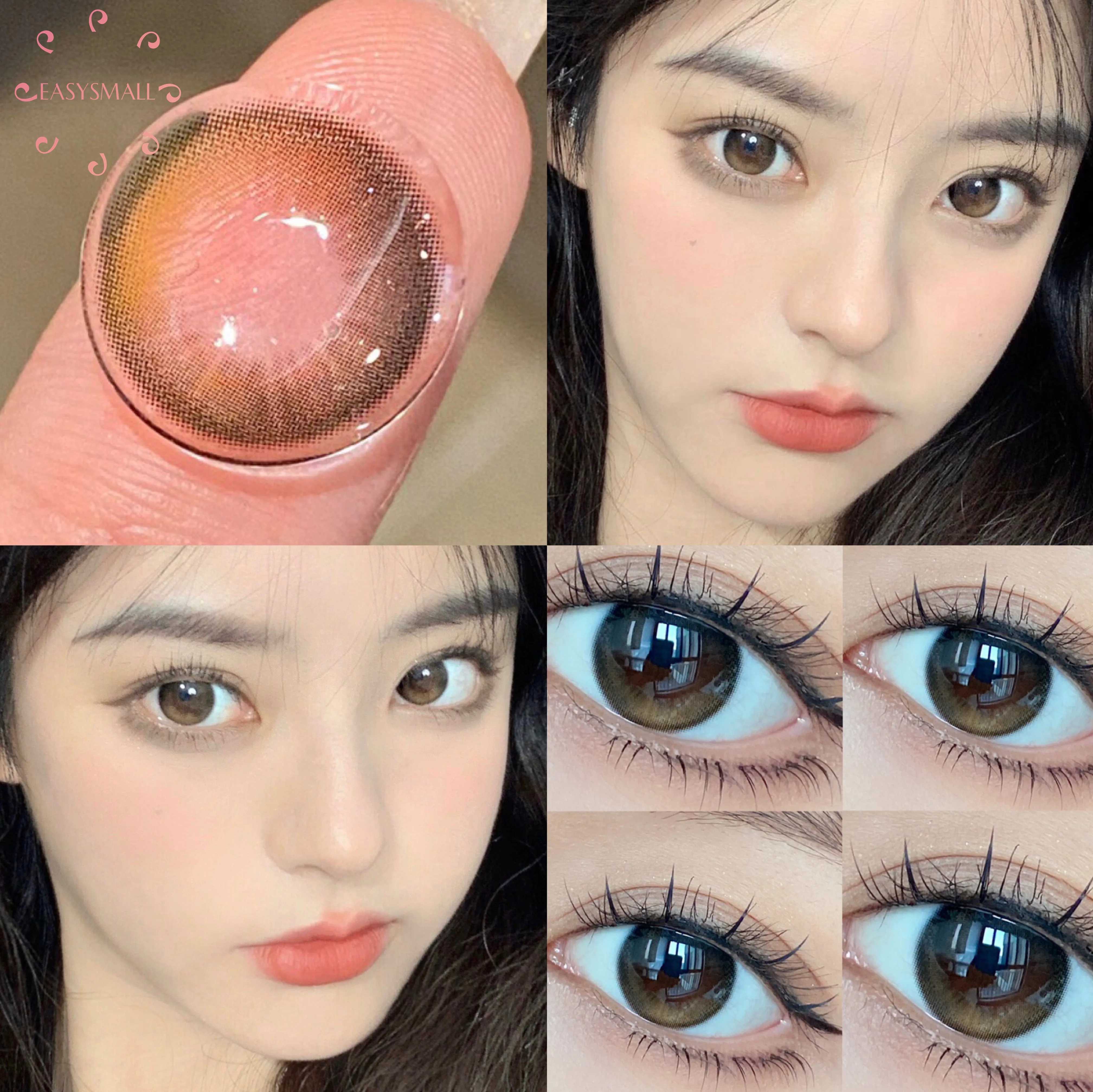 Линзы контактные цветные Easysmall Starshine, для близорукости, 2, шт./пара по рецепту Линзы контактные цветные Easysmall Starshine, для близорукости, 2, шт./пара по рецепту