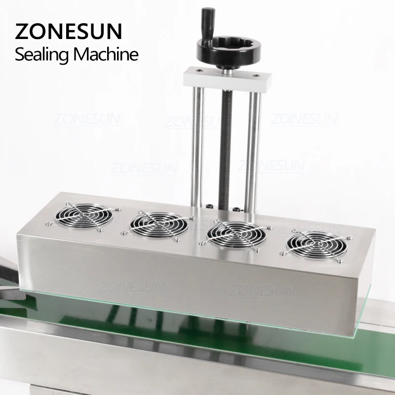 Zonesun Vertical Sealing Machine Electromagnetic Continuous Induction Aluminum Foil Sealing Machine Indution Automatic Sealer