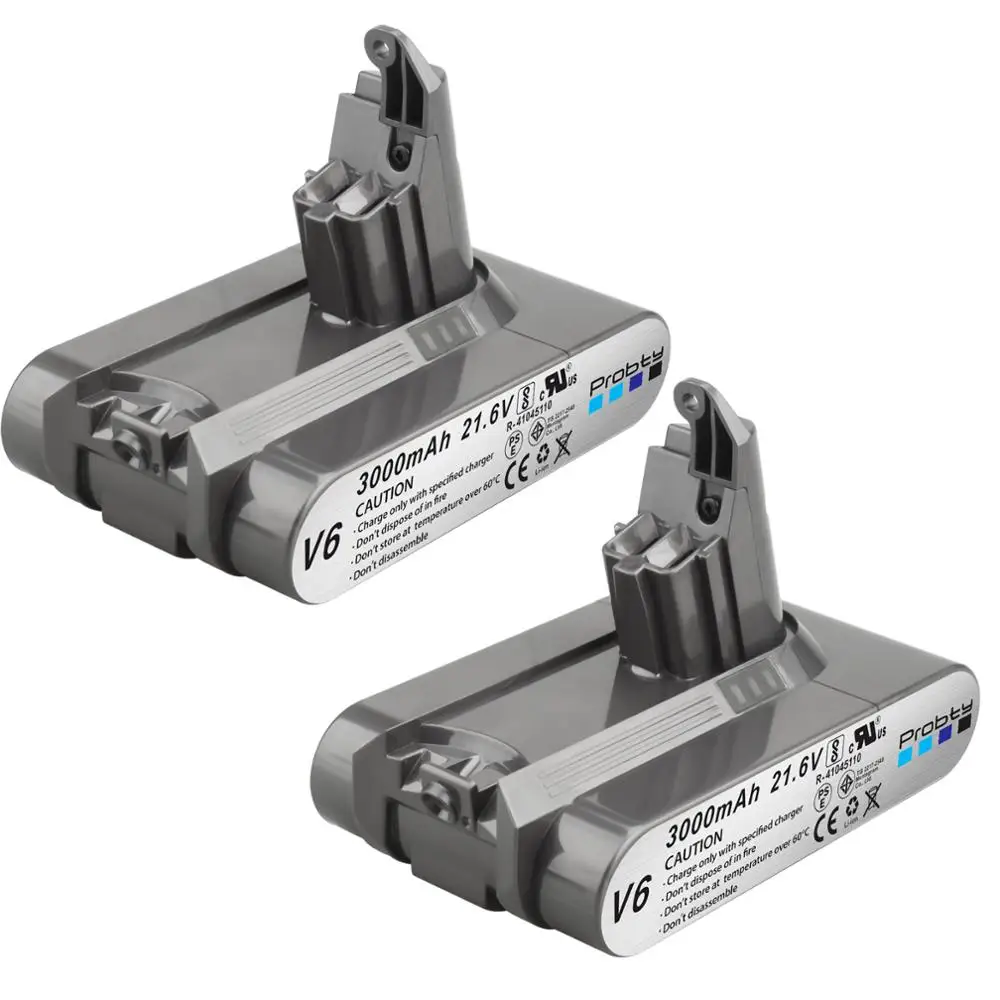 3.0Ah 21.6V Li-Ion แบตเตอรี่ทดแทนเครื่องดูดฝุ่นสำหรับ Dyson DC58 DC59 DC61 DC74 DC74 V6 DC62สัตว์ชาร์จ Bateria