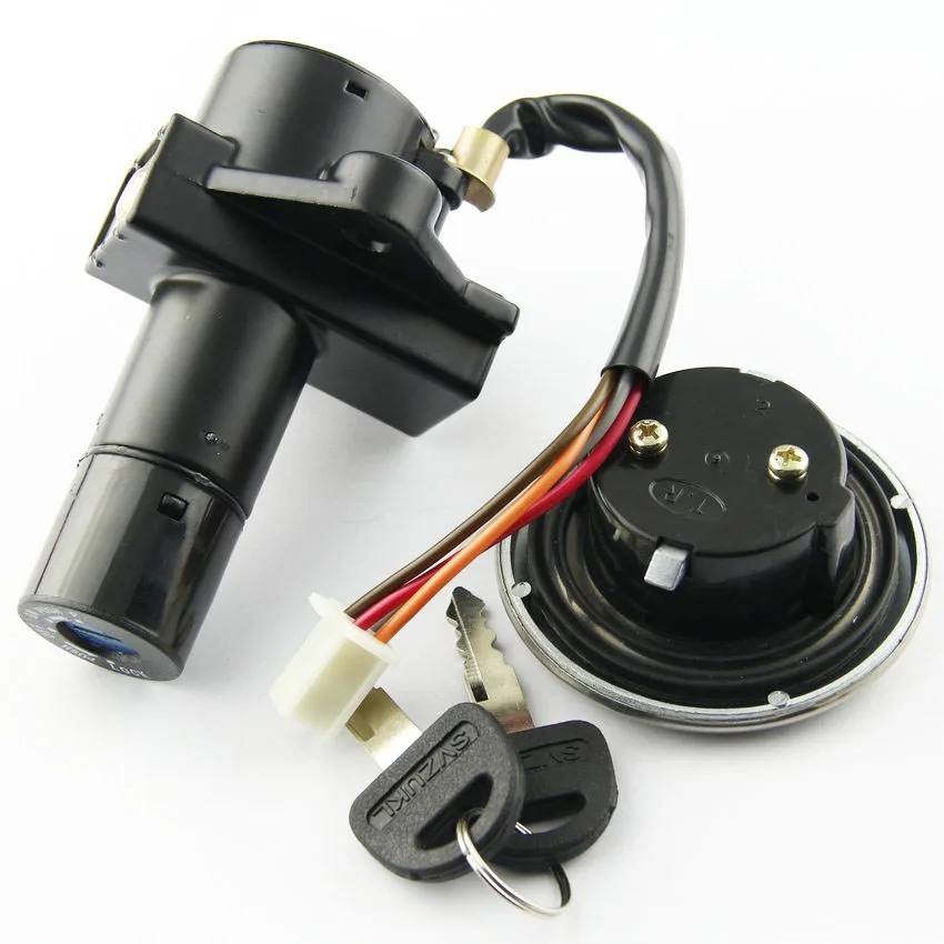 Motorcycle Fuel Gas Ignition Switch Lock With Key Kit For Suzuki GN250 1985 1986 1987 1988 1989 1991  1991 1992 1993 1994 - 2001