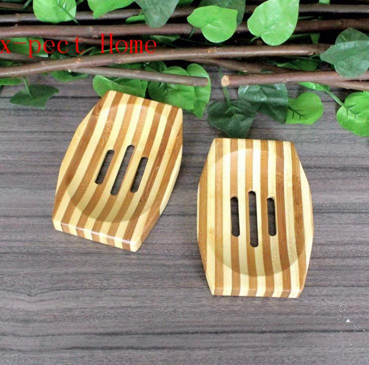 

50pcs Wooden Soap Dishes Natural Wood Soap Box Bath Holder Trapezoid Soap Dish Soap Ecological Care Wholesale