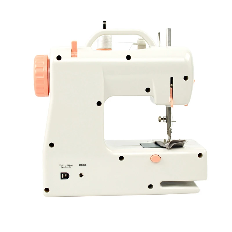 318 домашняя швейная мини-машина с двойной скоростью и двойной нитью с лампой для шитья и обратной строчкой