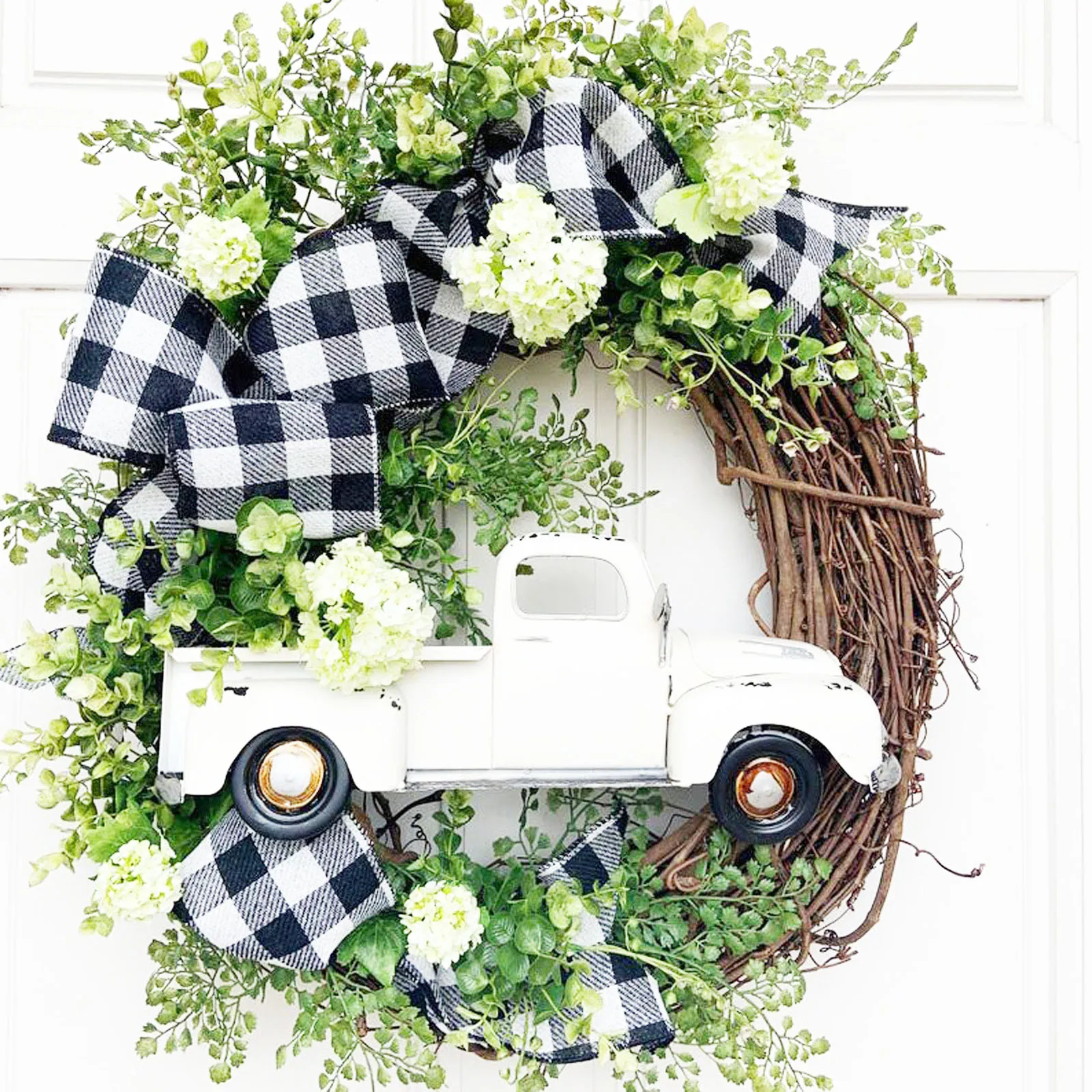 

Fresh Garden Door Hanging Family Atmosphere Door Window Wreath Shop Decoration Garland Christmas Decorations Pendant Wreath