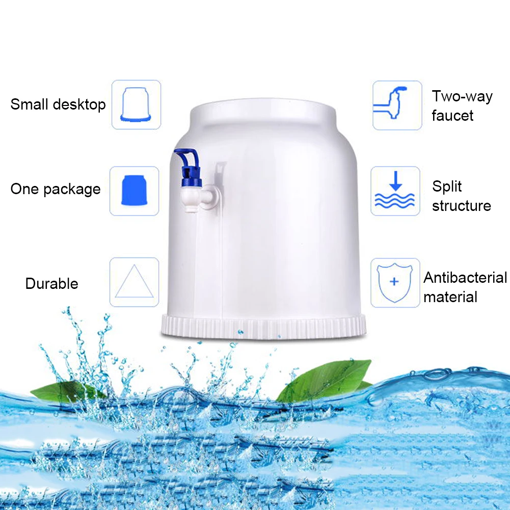 Bottled Water Pressure Pumping Device MIni Desktop Water Dispenser Press Splitter Household  For Home Office Stude