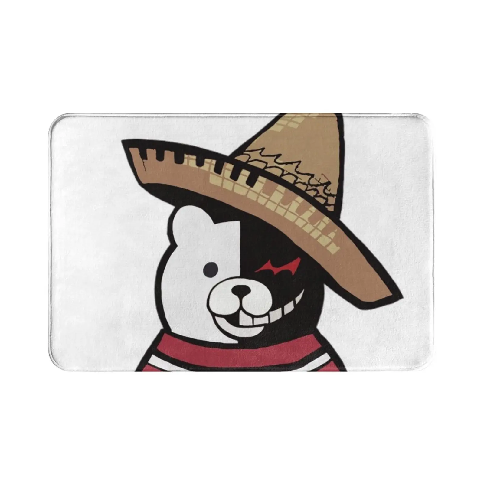 El Se ? Or Monokuma Carpet Mat Rug Cushion Soft Danganronpa Danganronpa Trigger Happy Havoc Danganronpa 2 Monokuma